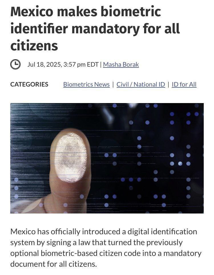 Мексико прие закон за цифрова идентификация